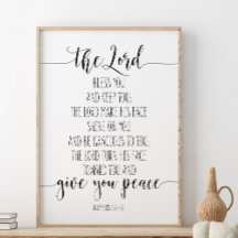 Der Herr segne euch und Behalte euch, Nummern 6:24