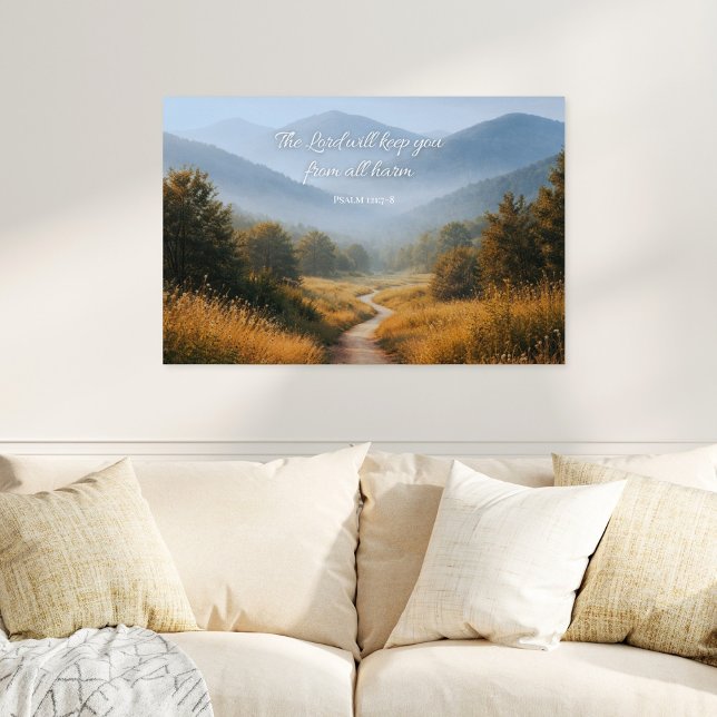 Der Herr wird dich behüten Psalm 121 Christlich Poster (Von Creator hochgeladen)