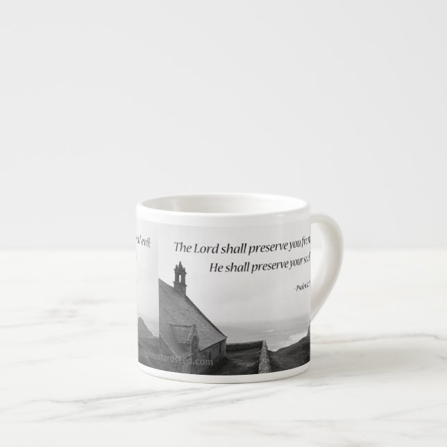 Der Herr wird euch bewahren Espressotasse (Vorderseite Rechts)