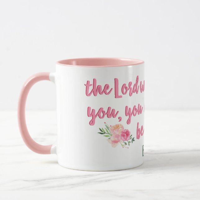 Der Herr wird für dich kämpfen // Bibelverse Tasse (Links)