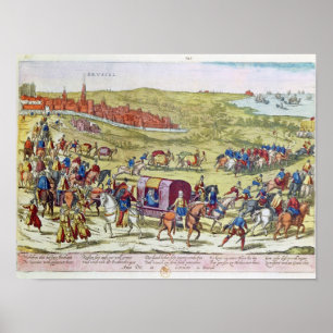 Der Herzog von alba, zurückgerufen nach Spanien Poster