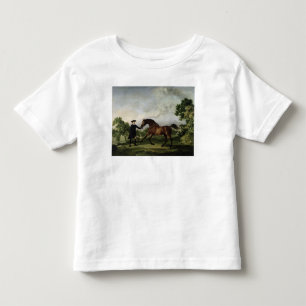 Der Herzog von Ancasters Bucht Stallion "freier Kleinkind T-shirt