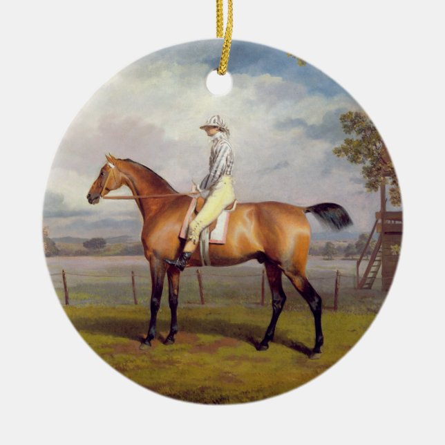 Der Herzog von Hamiltons Verkleidung mit Jockey Keramik Ornament (Vorne)