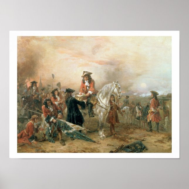 Der Herzog von Marlborough (1650-1722) unterzeichn Poster (Vorne)