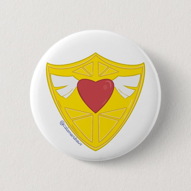 Der Herzschild Button (Vorderseite)