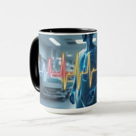 Der Herzschlag eines Krankenhauses Tasse