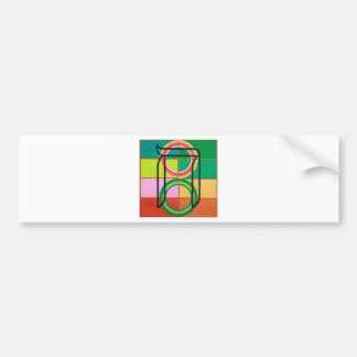 Der het-Buchstabe - hebräisches Alphabet Autoaufkleber