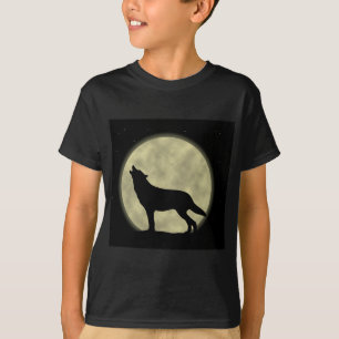 Der Heulenwolf in der Nacht T-Shirt
