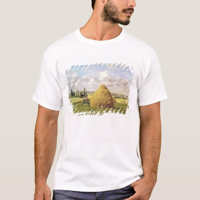 Der Heuschober, Pontoise, 1873 T-Shirt (Vorderseite)