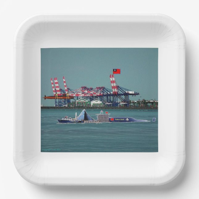 Der heutige Fang Pappteller (Vorderseite)