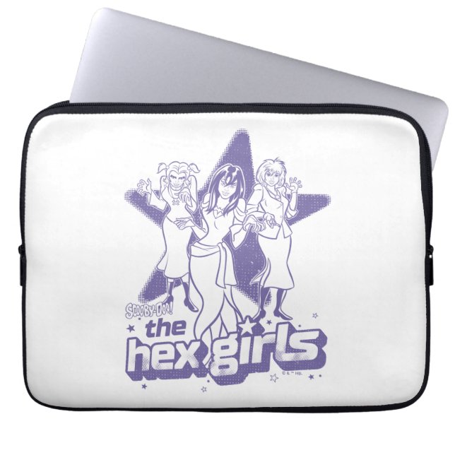 Der Hex Girls Star-Power Laptopschutzhülle (Vorderseite)