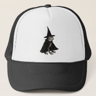Der Hexenfrosch – Tuschepinsel-Halloween-Design au Truckerkappe