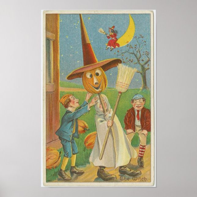 Der Hexenkunstdruck Vintag Poster (Vorne)