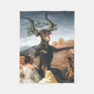 Der Hexensabbat Francisco Goya Fleecedecke