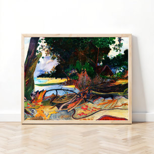 Der Hibiskus Tree (The burao) von Paul Gauguin Poster