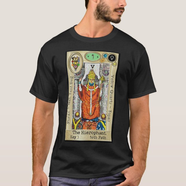 Der Hierophant-T - Shirt (Vorderseite)