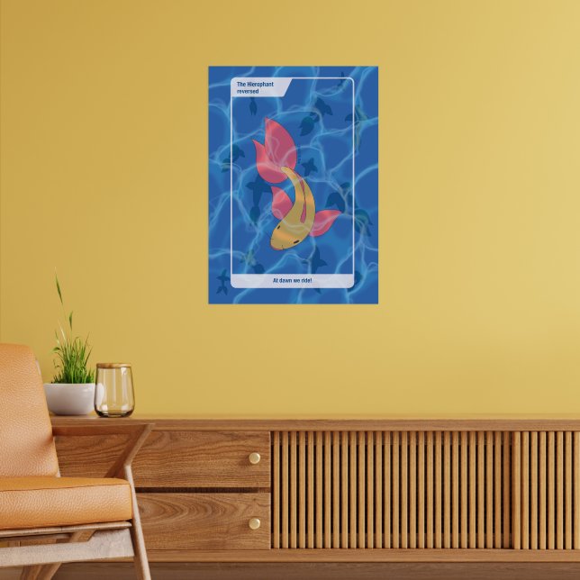 Der Hierophant umgekehrt Poster (Wohnzimmer 2)