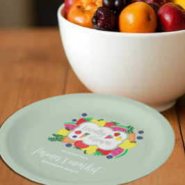 Der hiesige Bauernmarkt zum Geburtstag Pappteller