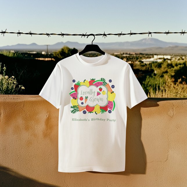 Der hiesige Bauernmarkt zum Geburtstag T-Shirt (Von Creator hochgeladen)