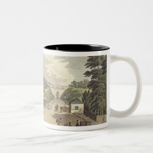Der Highgate Torbogen Zweifarbige Tasse (Rechts)