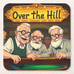 Der Hill Club Rechteckiger Pappuntersetzer