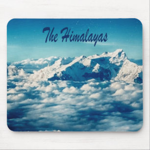 Der Himalaya mit Text Mousepad