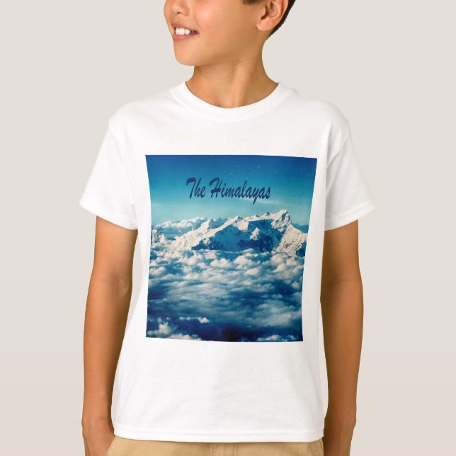 Der Himalaya mit Text T-Shirt (Vorderseite)