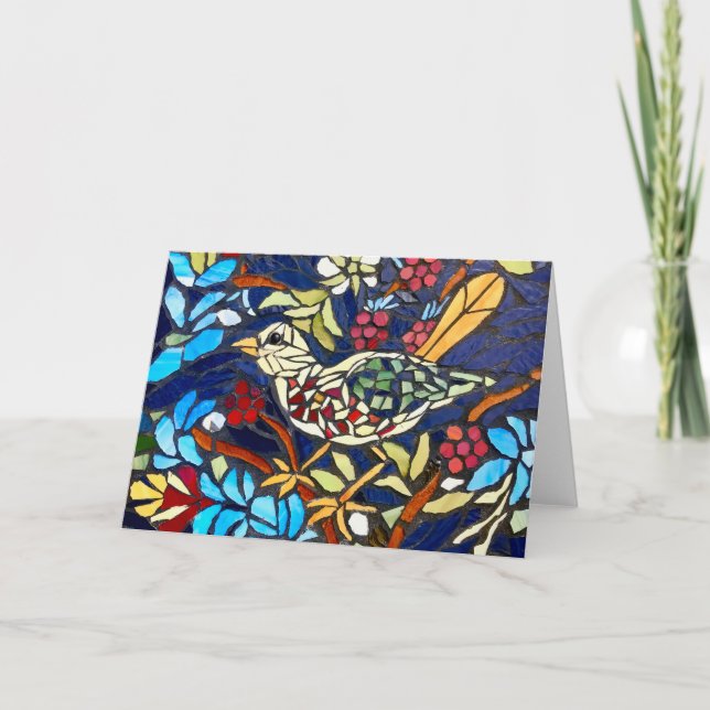 'Der Himbeerdieb' - Danke Karte (Vorderseite)