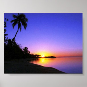 Der Himmel an der Küste Poster