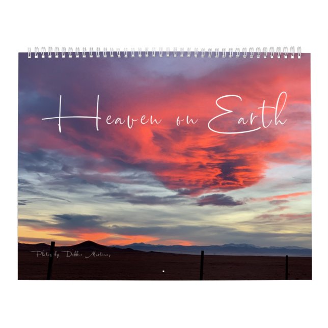 Der Himmel auf dem Erdkalender mit Schriften Kalender (Titelbild)