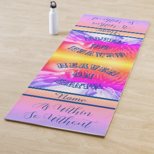 Der Himmel auf der Erde Honey ist inspirierend Yogamatte