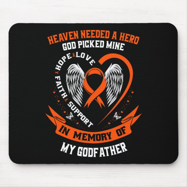 Der Himmel brauchte einen Helden Gott, der meinen  Mousepad (Vorne)
