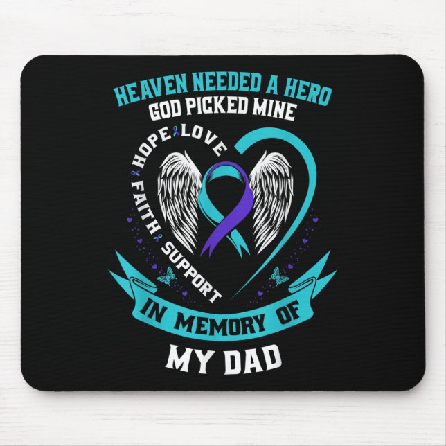 Der Himmel brauchte einen Helden Gott, der meinen  Mousepad (Vorne)
