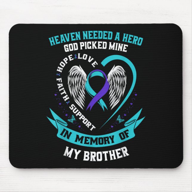 Der Himmel brauchte einen Helden Gott, der meinen  Mousepad (Vorne)