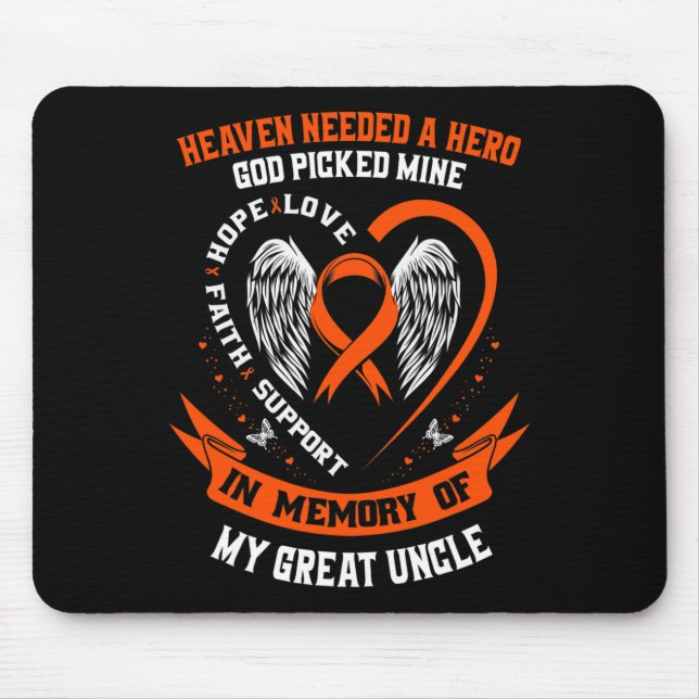 Der Himmel brauchte einen Helden Gott, der meinen  Mousepad (Vorne)