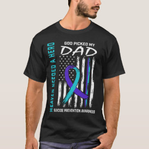 Der Himmel brauchte einen Helden Gott Pickierter V T-Shirt