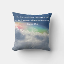Der Himmel erklärt Ps. 19:1 Kissen