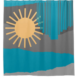 Der Himmel fällt 19 Duschvorhang