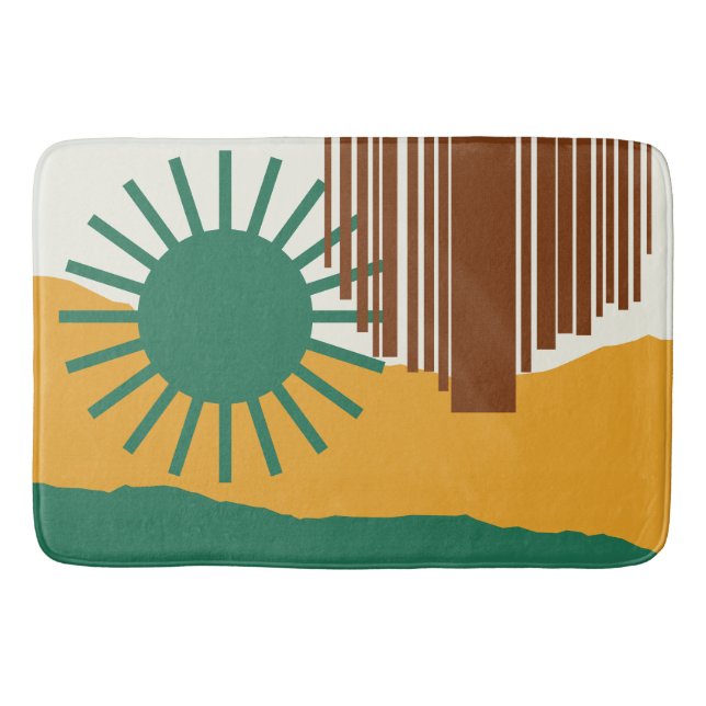 Der Himmel fällt 2 Badematte (Vorderseite)