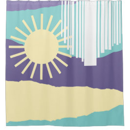 Der Himmel fällt 3 Duschvorhang