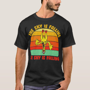 Der Himmel fällt, der Himmel fällt aus sonnigen T-Shirt