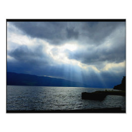 Der Himmel in Loch Ness Fotodruck