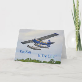 Der Himmel ist das Grenze-Flugzeug Karte