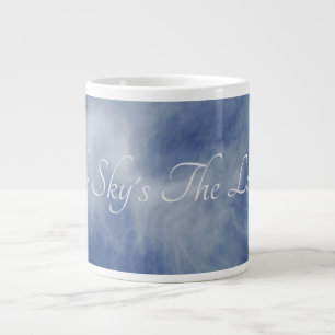 Der Himmel ist das Limit! Jumbo-Tasse