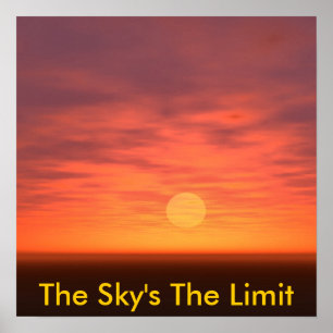 Der Himmel ist das Limit Poster