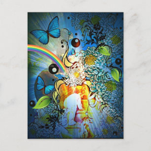 Der Himmel ist das Limit Postkarte