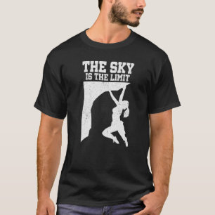 Der Himmel ist das Limit Rock Climbing Bouldering T-Shirt