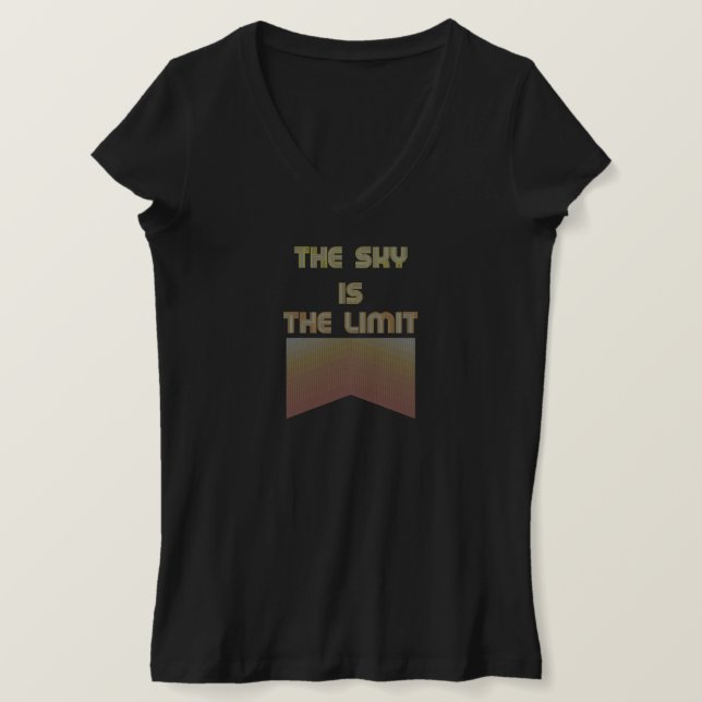Der Himmel ist der Limit-T - Shirt (Design vorne)