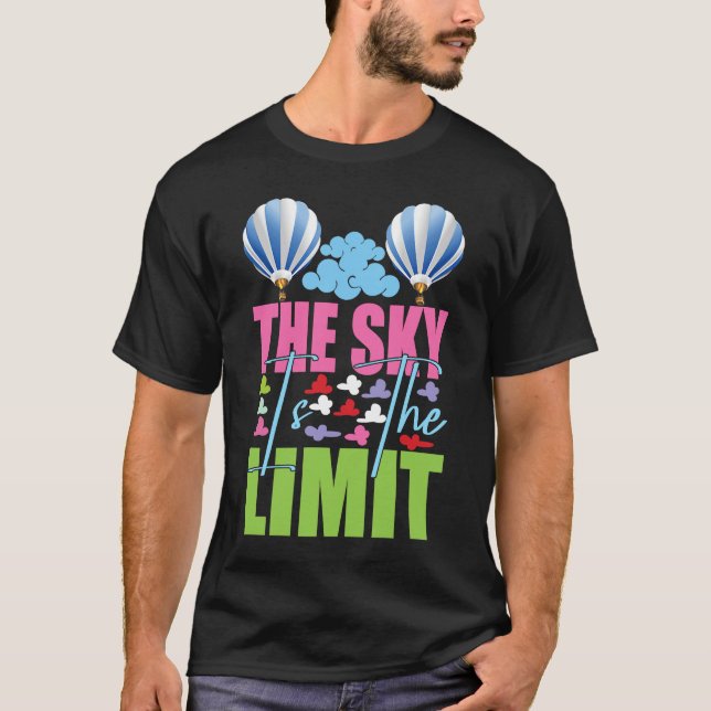 Der Himmel ist der limitierte Heißluftballon Aeros T-Shirt (Vorderseite)