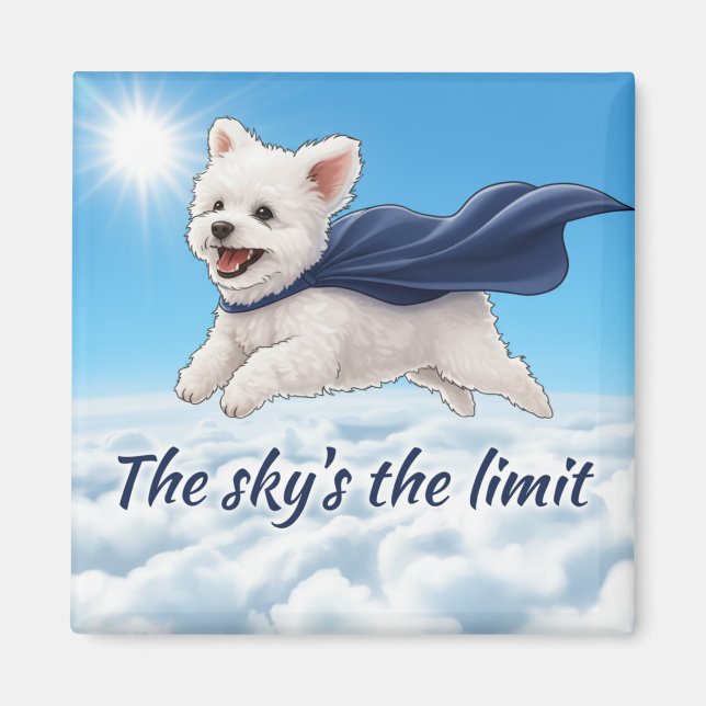 Der Himmel ist die Grenze Magnet (Vorne)